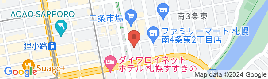 フェアフィールド・バイ・マリオット札幌の地図