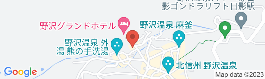 野沢ビューホテル嶋田屋の地図