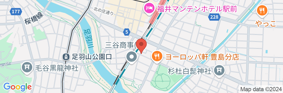 山内旅館の地図