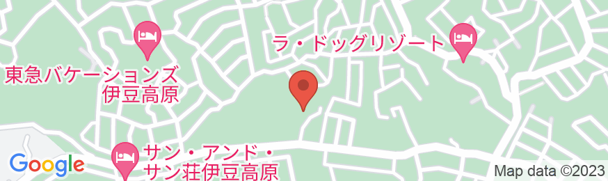 伊豆高原ホテル五つ星の地図