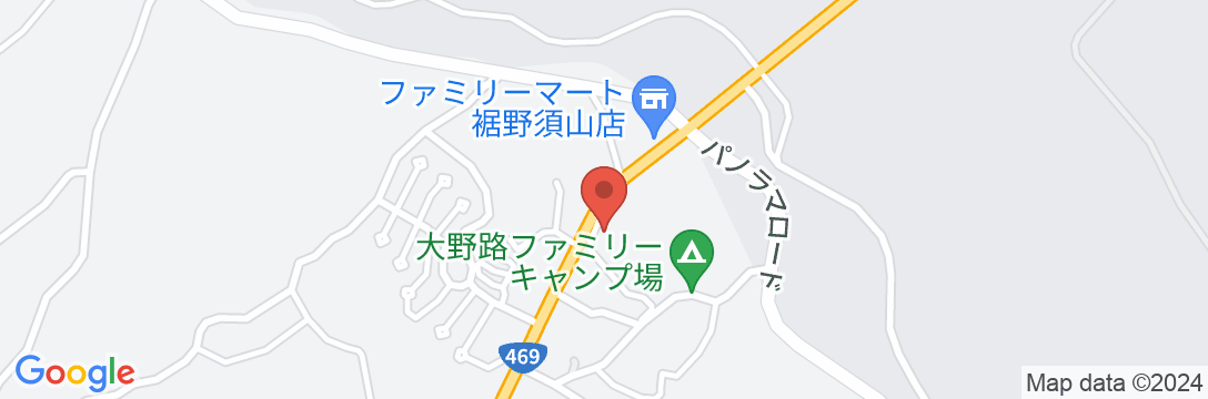 富士遊湯の郷 大野路の地図