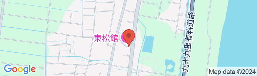 東松館の地図