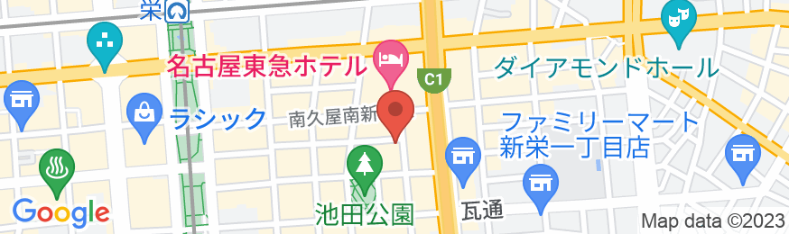 名古屋トラベラーズホステルの地図
