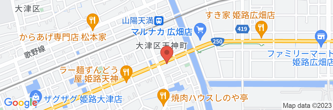 堤乃坊旅館の地図