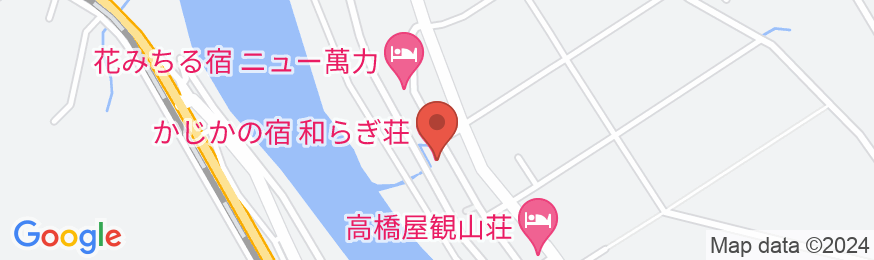 高瀬温泉 かじかの宿 和らぎ荘の地図