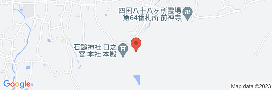 石鎚神社会館の地図