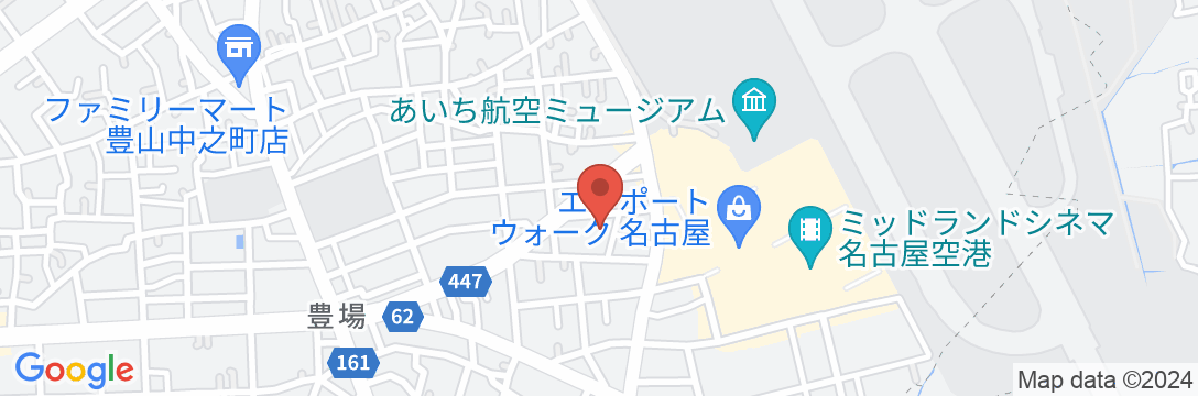 ビジネスホテルフィズ名古屋空港の地図