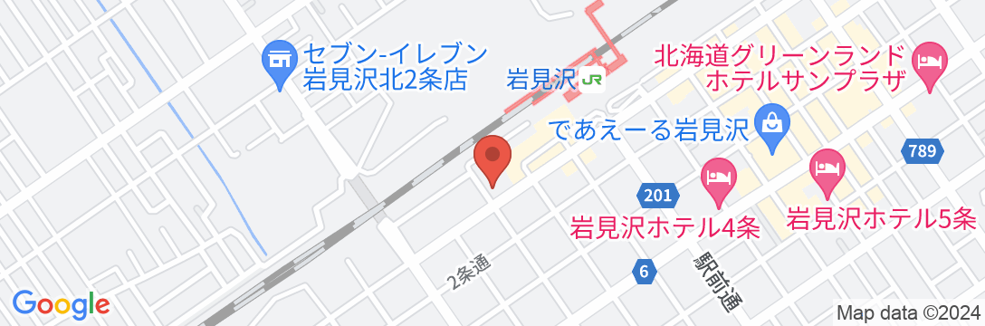 秋田屋旅館の地図