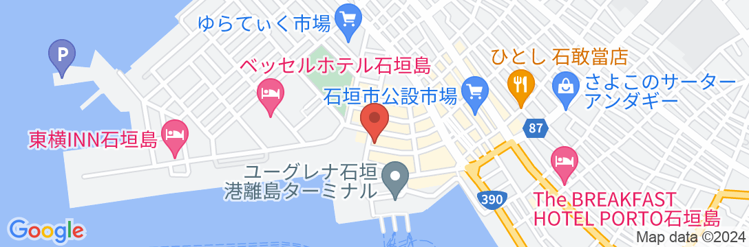 ホテルエメラルドアイル石垣島 <石垣島>の地図