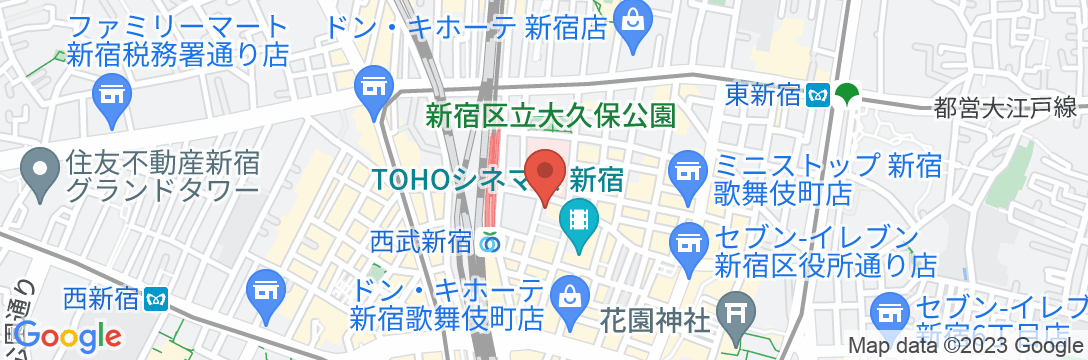 アパホテル〈新宿 歌舞伎町タワー〉の地図