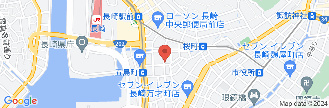 長崎I・Kホテルの地図