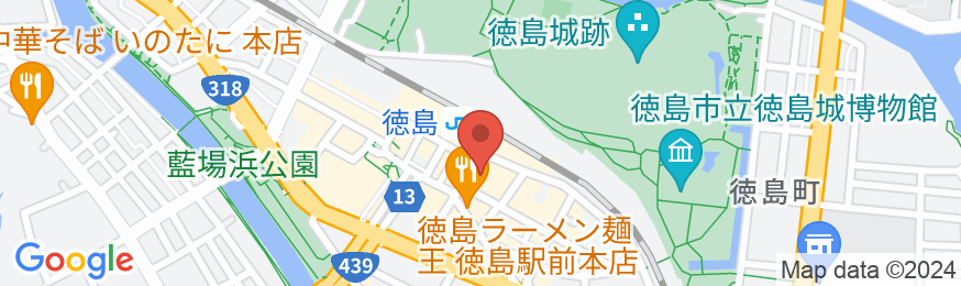 ダイワロイネットホテル徳島駅前の地図