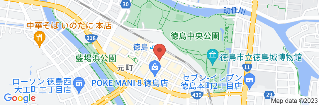 ダイワロイネットホテル徳島駅前の地図