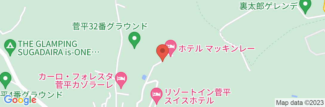 菅平リゾートマンションの地図