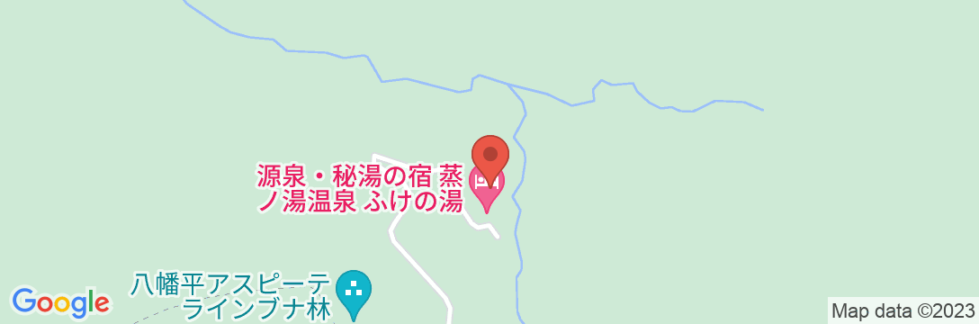 源泉・秘湯の宿 ふけの湯の地図