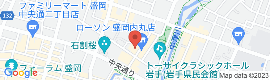 北ホテル<岩手県>の地図