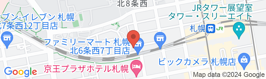 ホテルリブマックスBUDGET札幌駅前の地図