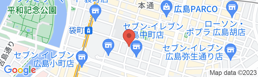 サンチャゴ ゲストハウス 広島の地図