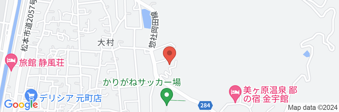 割烹旅館 桃山 <長野県>の地図