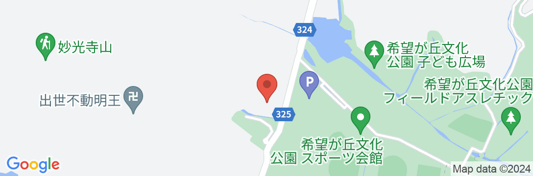 近江希望が丘ユースホステルの地図