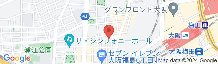Osaka Guesthouse HIVEの地図