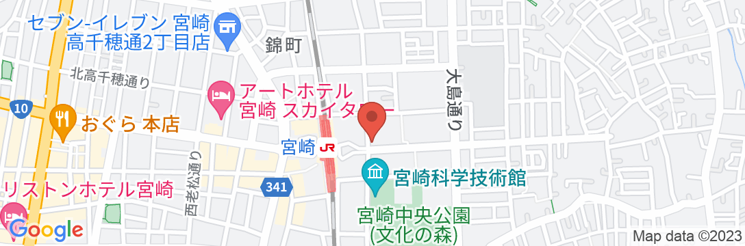 リッチモンドホテル宮崎駅前の地図