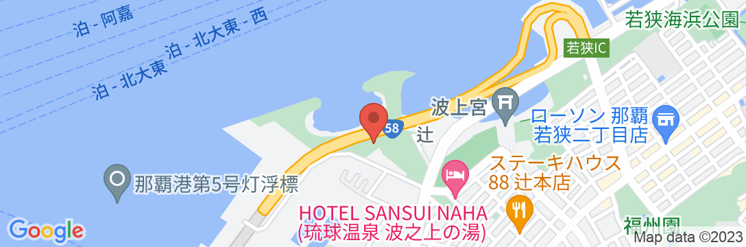 那覇ビーチサイドホテルの地図