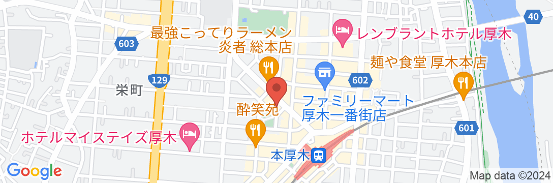 HOTEL TOHKAI (ホテル東海)の地図