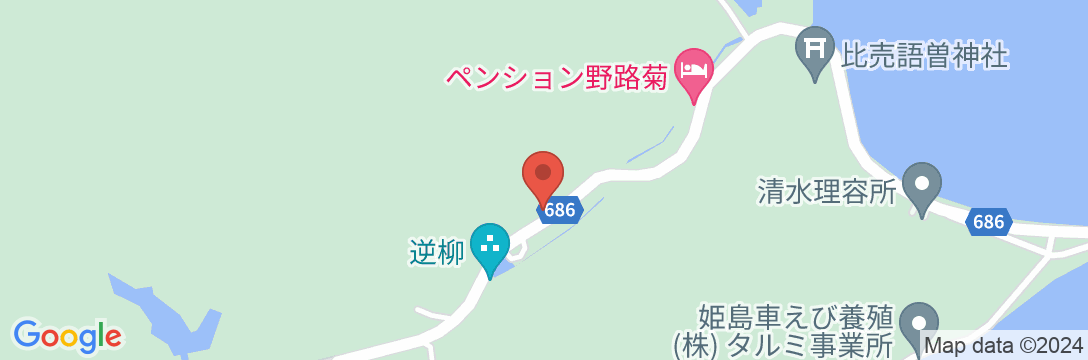 ペンション野路菊 <姫島>の地図