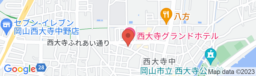 西大寺グランドホテルの地図
