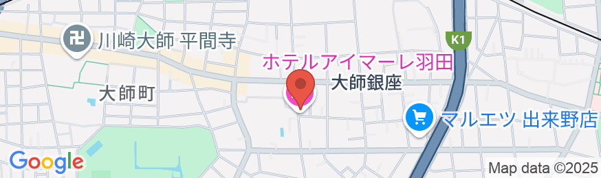 ホテル アイマーレ 羽田の地図