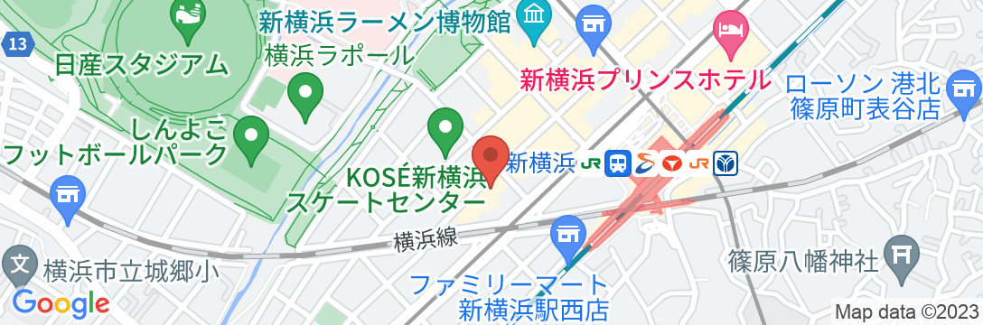 新横浜SKホテルの地図