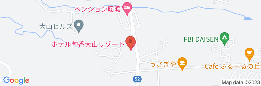 ホテル旬香 鳥取大山リゾートの地図