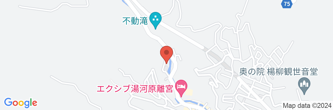 湯河原温泉 ひばり荘の地図
