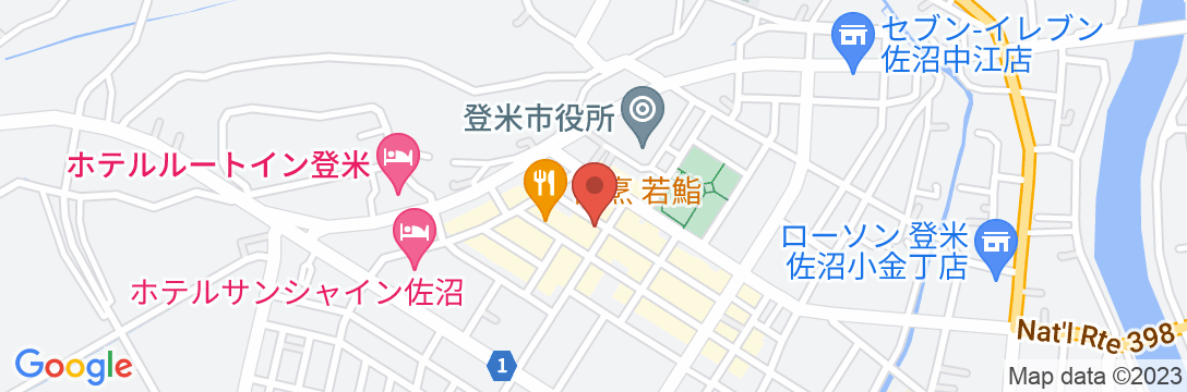 ビジネスホテルタケカワの地図