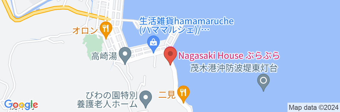 NAGASAKI HOUSE ぶらぶらの地図
