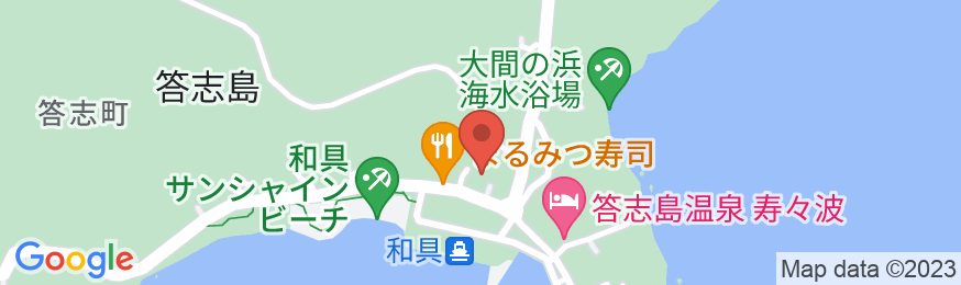 竜宮料理の宿 八島(やしま)の地図