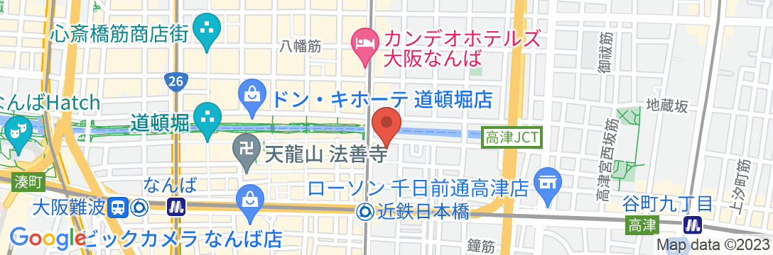 相鉄グランドフレッサ 大阪なんばの地図