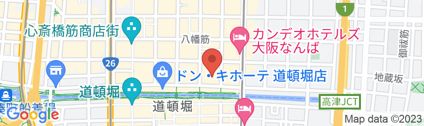 イビススタイルズ大阪難波の地図