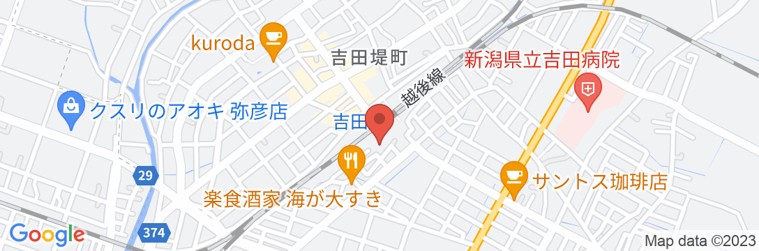 ホテル燕ヒルズ 吉田駅前(BBHホテルグループ)の地図