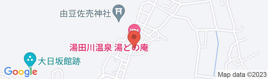 湯田川温泉 仙荘 湯田川の地図