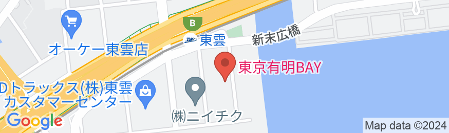 東京有明BAY HOTEL(東京有明ベイホテル)の地図