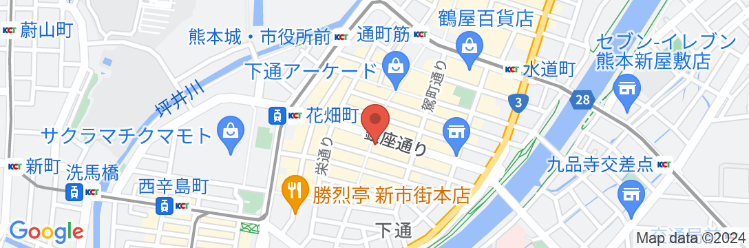 K2 HOTEL shimotoriの地図
