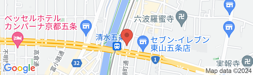 アーバイン京都 清水五条の地図
