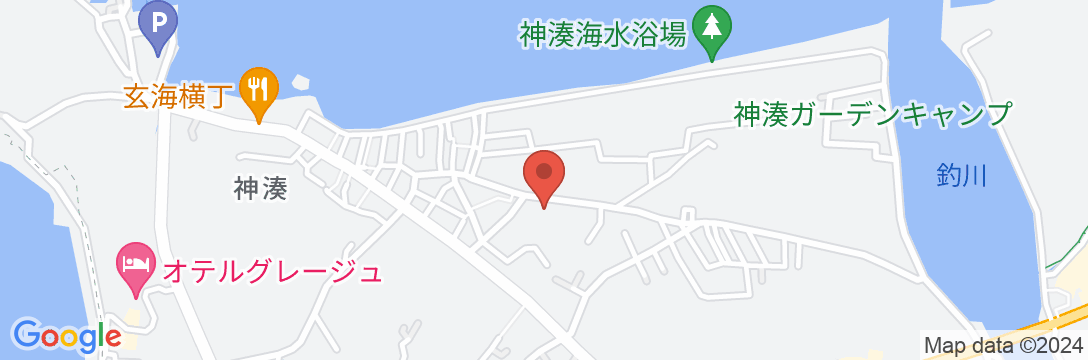 割烹旅館松風荘の地図