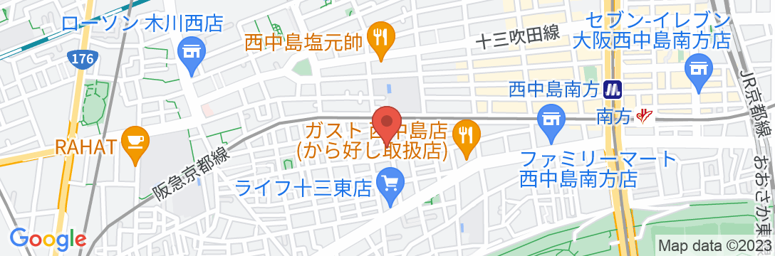 NOW TRAVEL ShinOsakaの地図