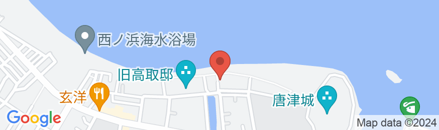 渚館きむら 唐津茶屋の地図