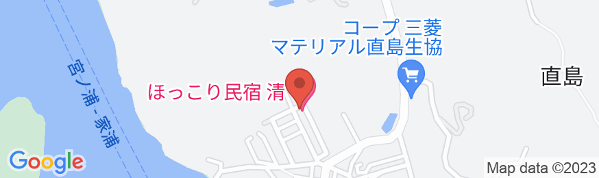 ほっこり民宿 清saya<直島>の地図