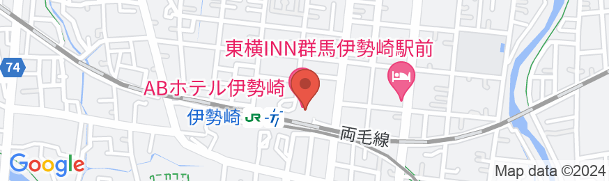 ABホテル伊勢崎の地図
