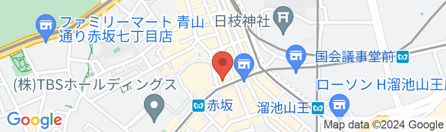 ファーストキャビン赤坂の地図